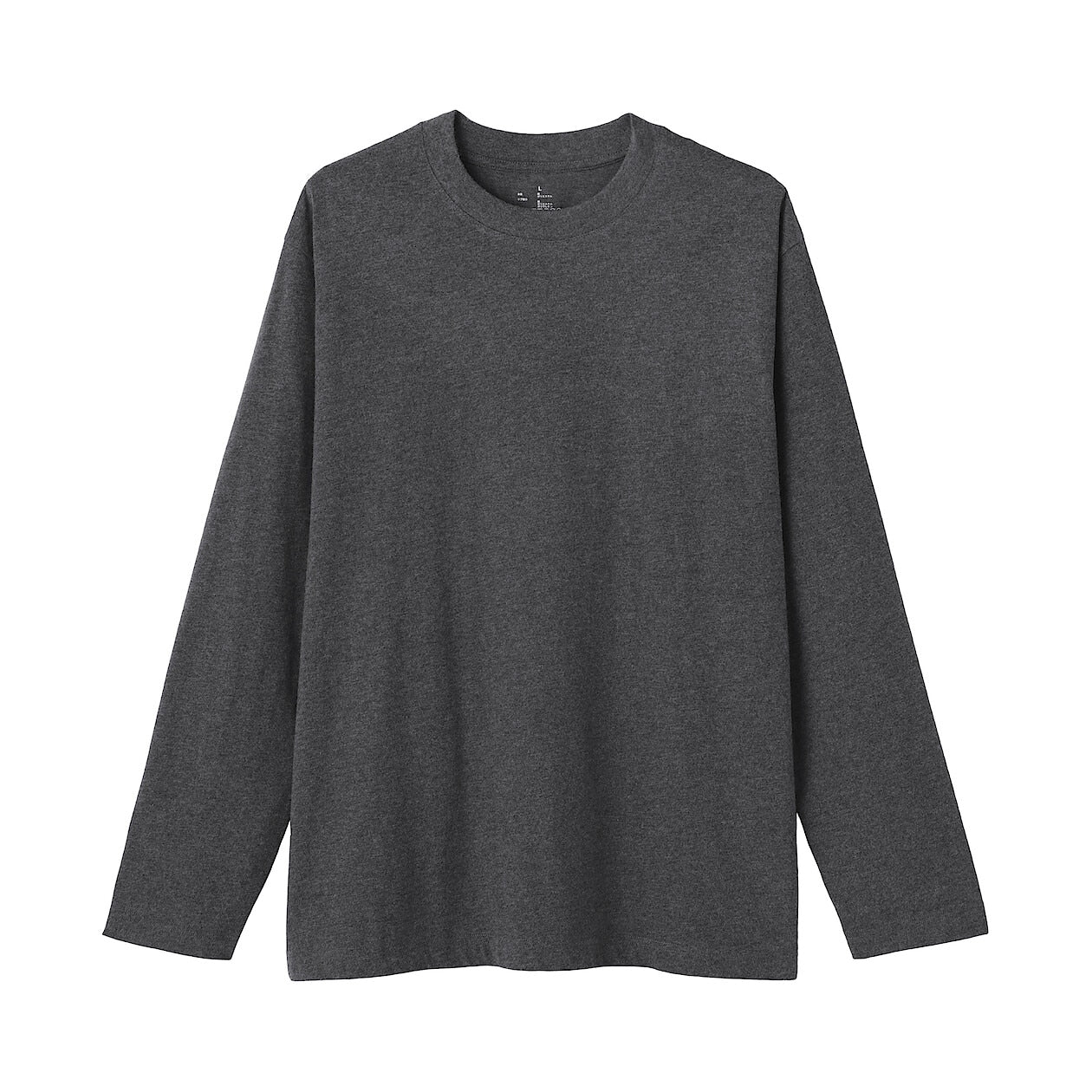 Brushed Jersey Crewneck Long Sleeve T-Shirt - Image 12