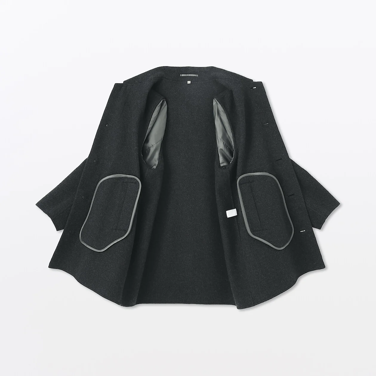 Cashmere Blended Short Coat - Image 14