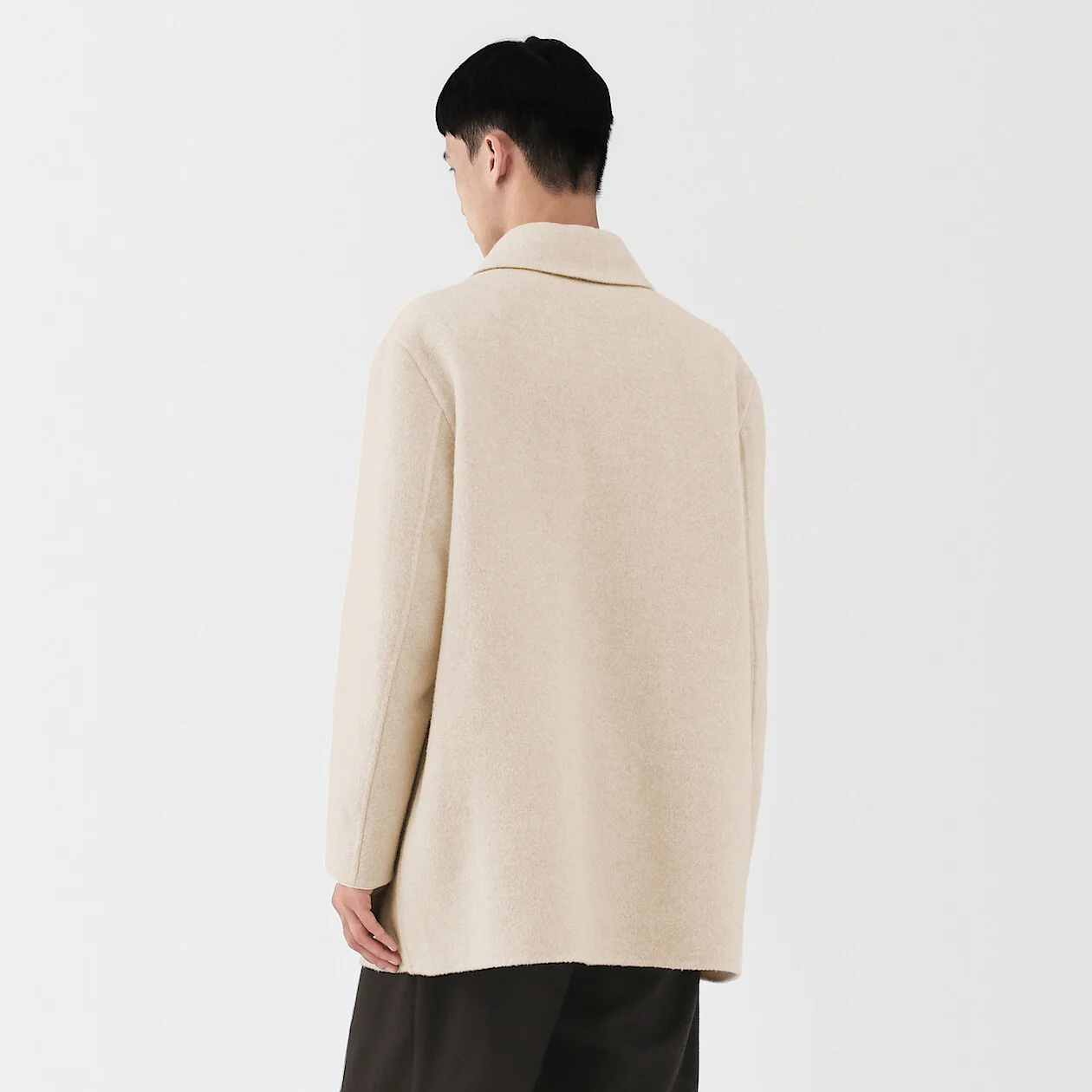 Cashmere Blended Short Coat - Image 5