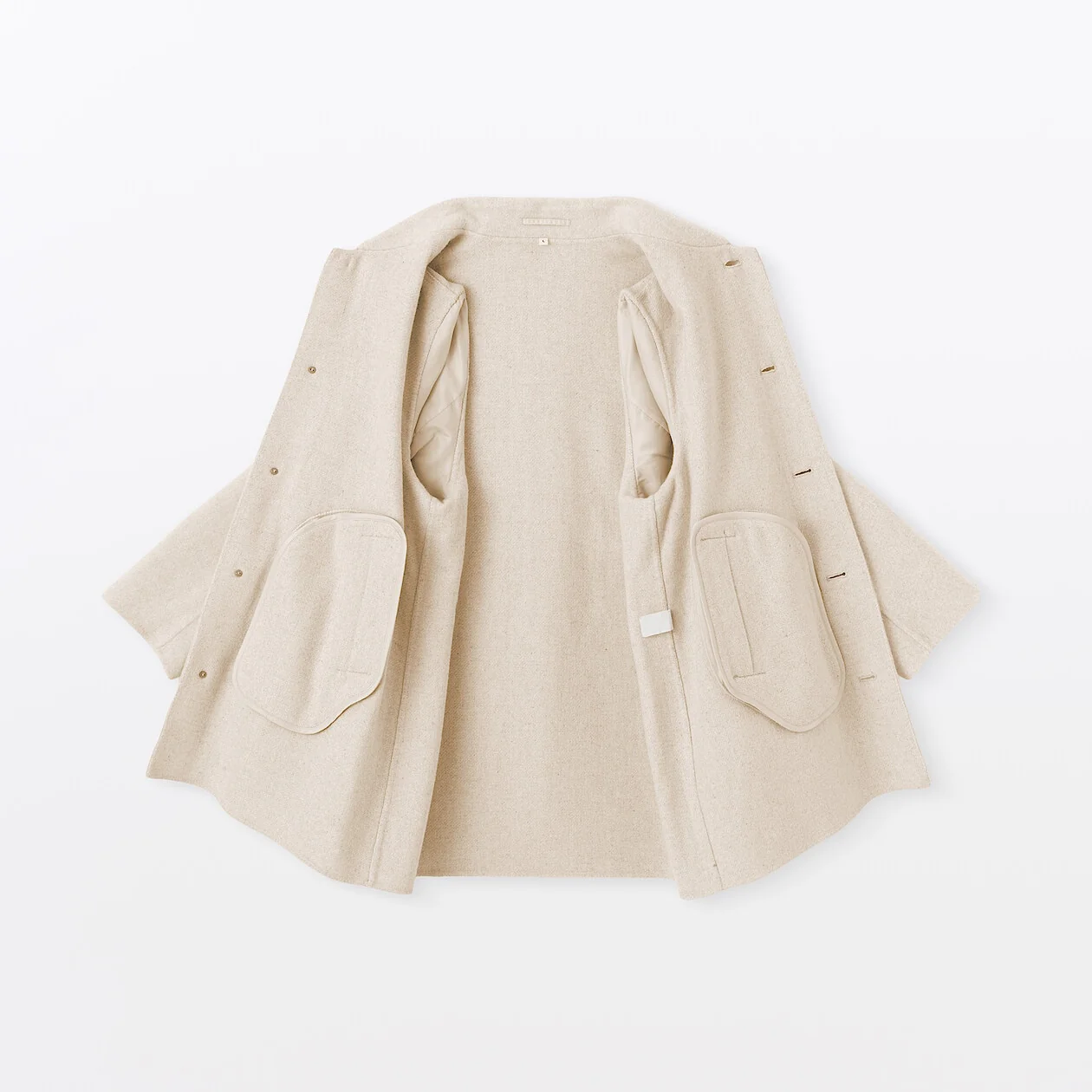 Cashmere Blended Short Coat - Image 8