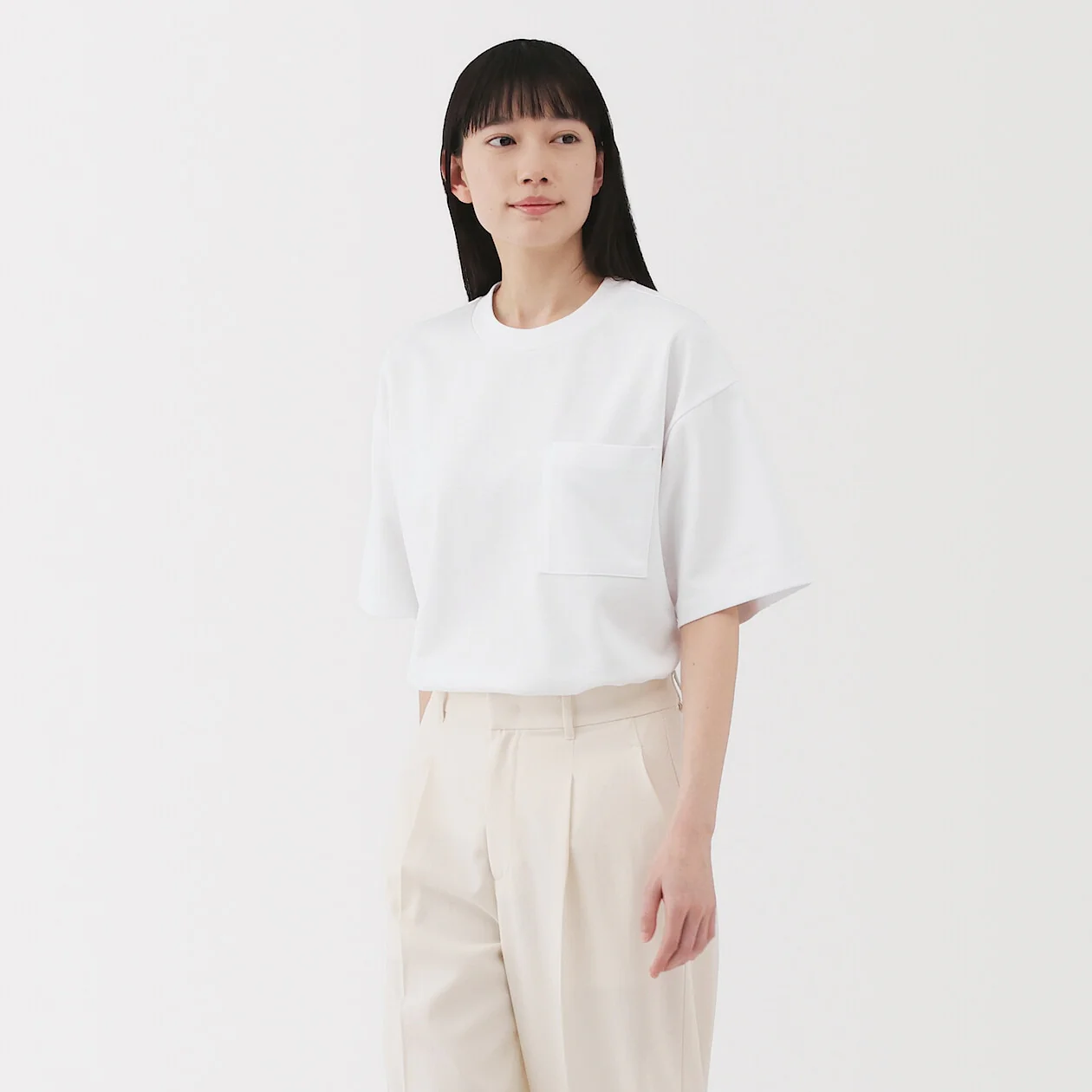 Cool Touch Crewneck Wide Short Sleeve T-Shirt - Image 19