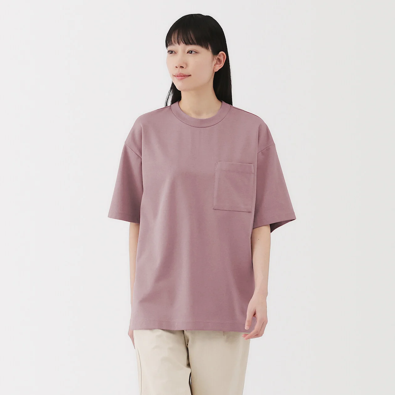 Cool Touch Crewneck Wide Short Sleeve T-Shirt - Image 43