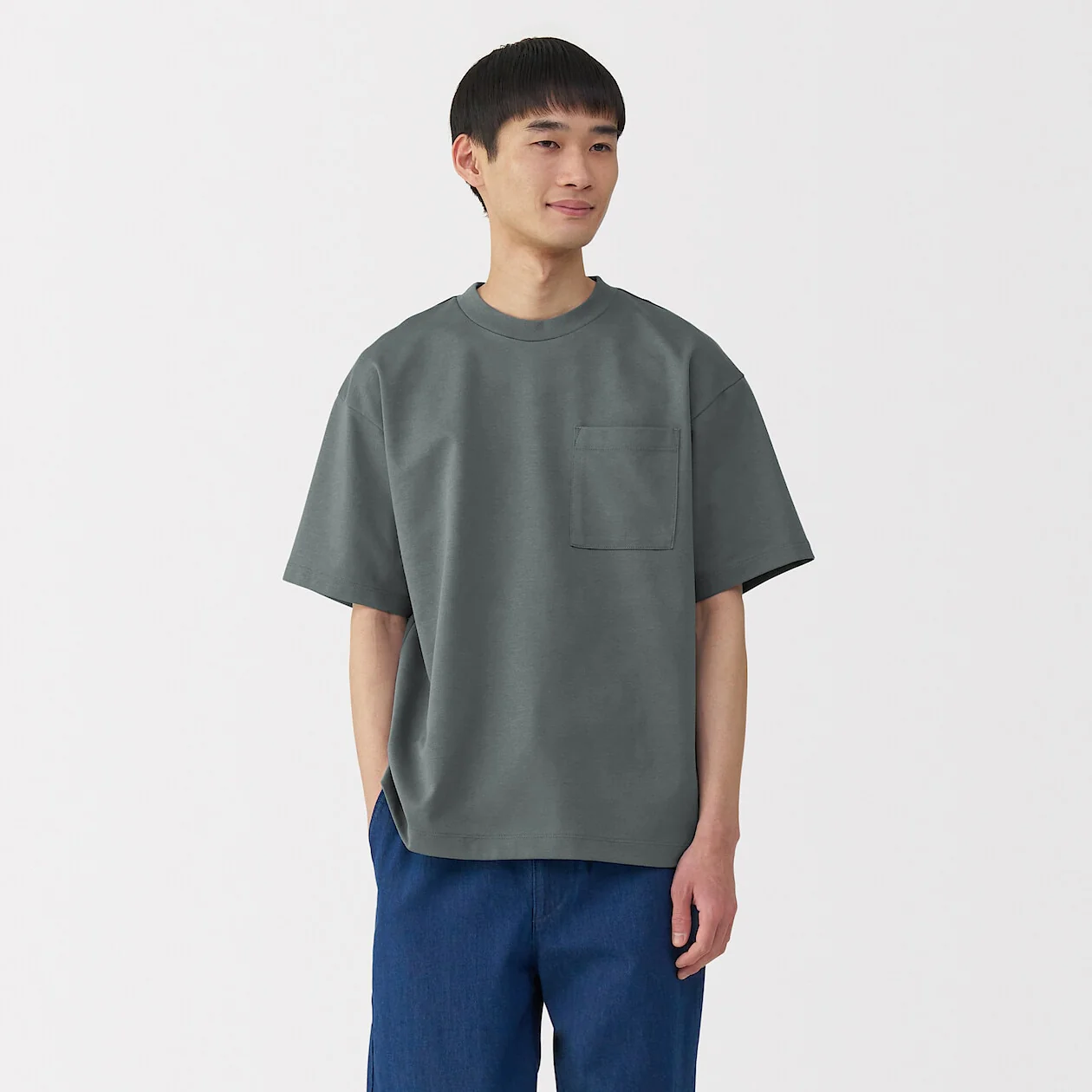 Cool Touch Crewneck Wide Short Sleeve T-Shirt - Image 50