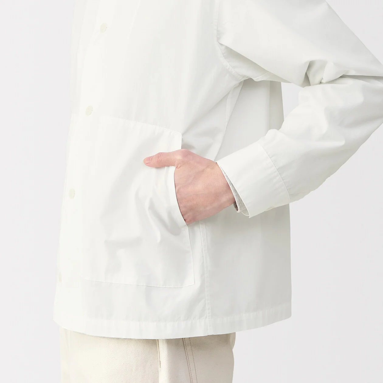 MUJI Labo 100% Cotton Shirt Jacket - Image 25