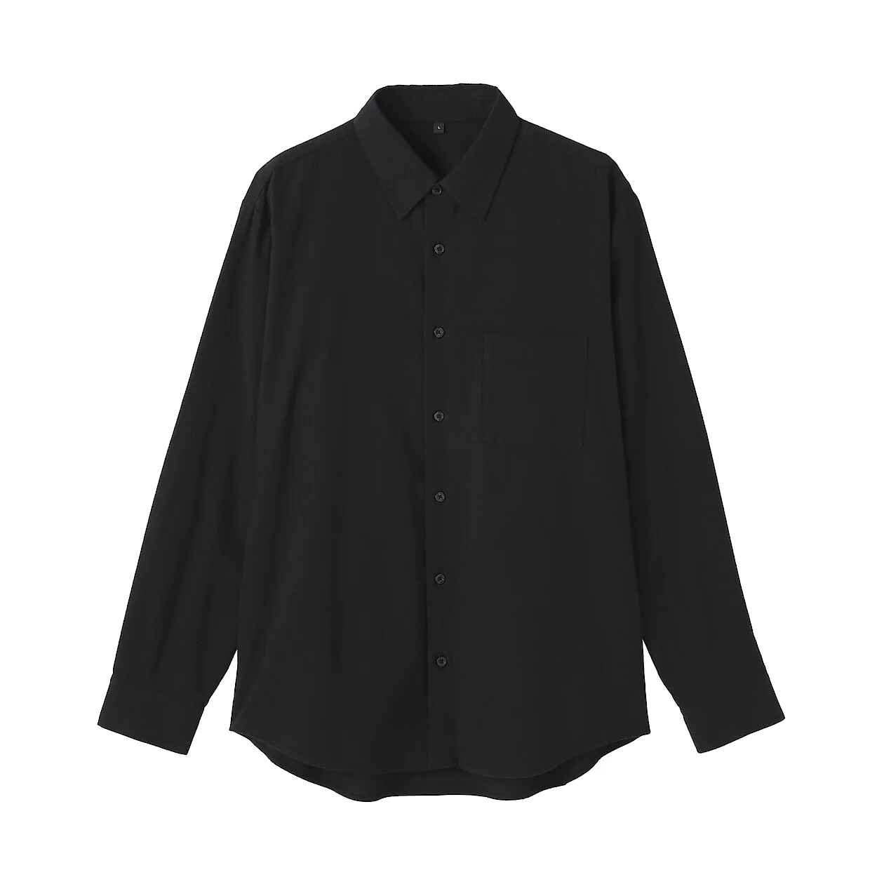 Cotton Wool Blend Flannel Long Sleeve Shirt - Image 11