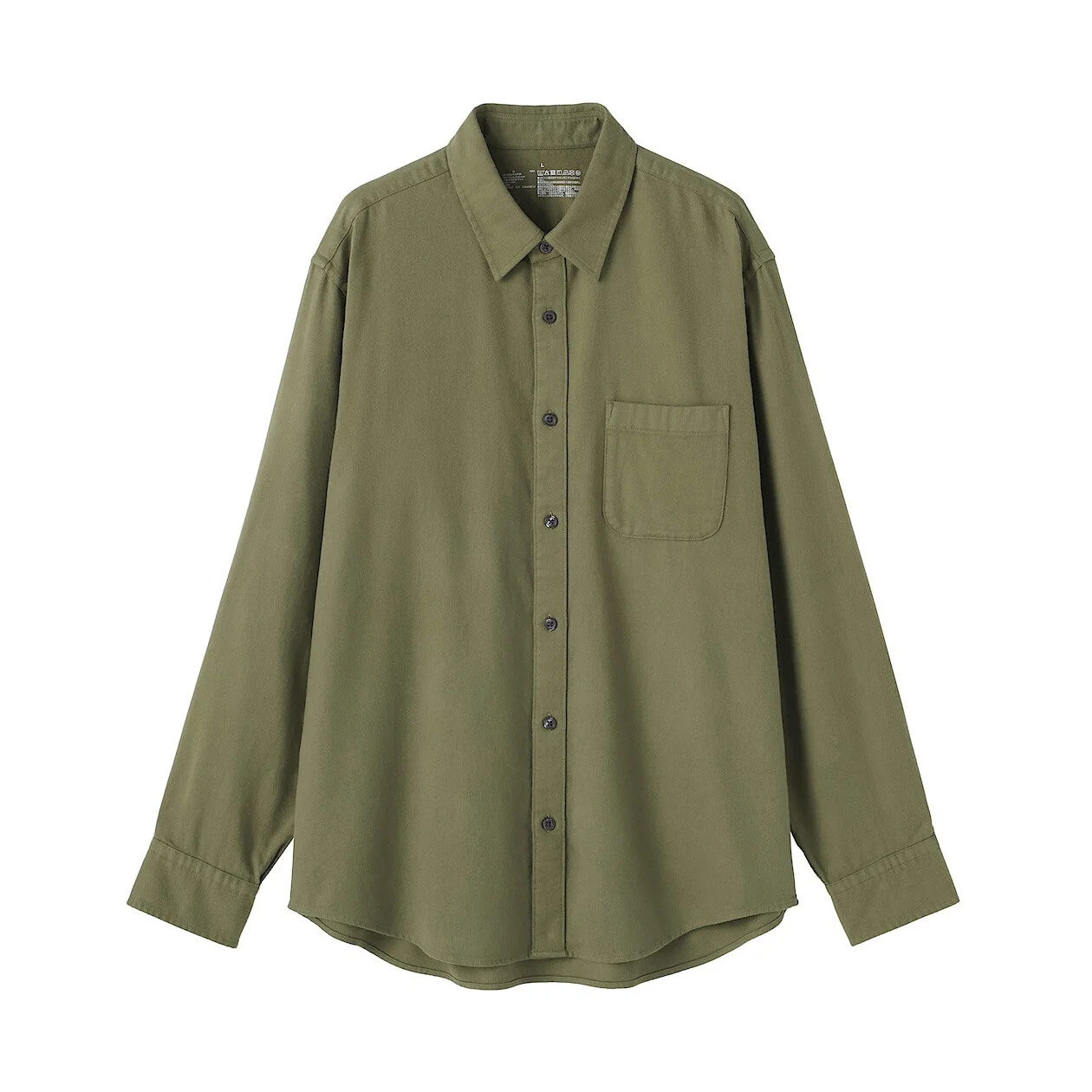 Double Brushed Flannel Long Sleeve Shirt - Image 17