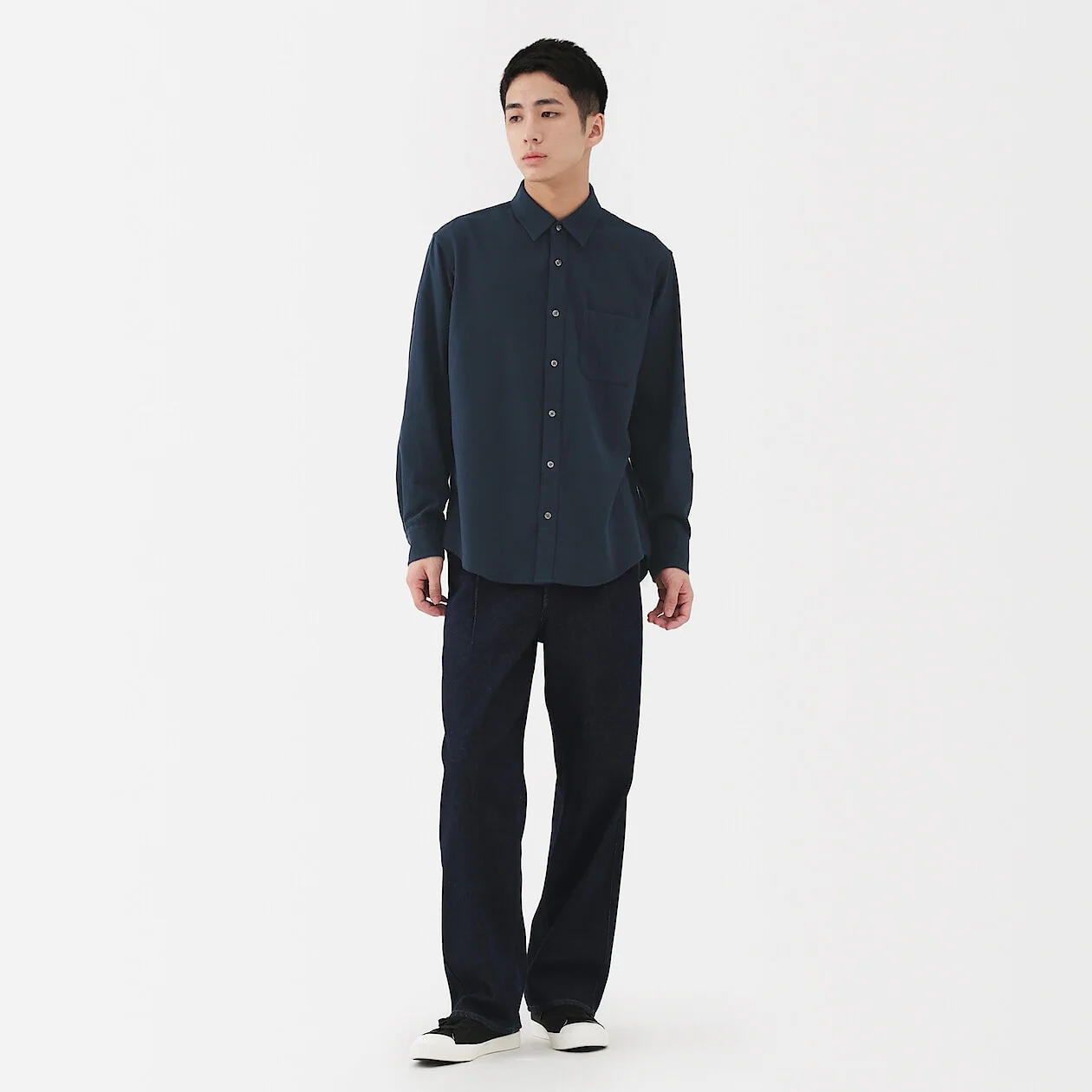 Double Brushed Flannel Long Sleeve Shirt - Image 22