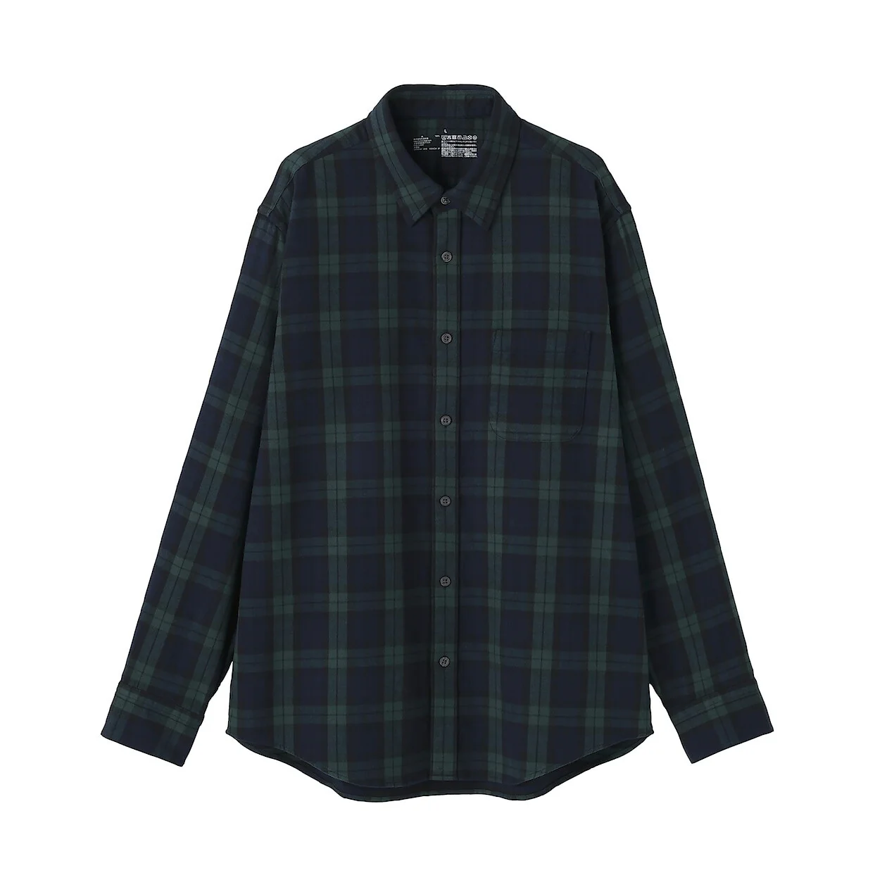 Double Brushed Flannel Long Sleeve Shirt - Image 37