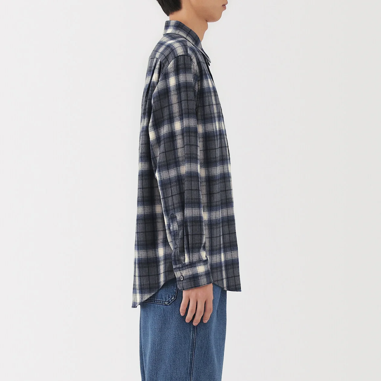Double Brushed Flannel Long Sleeve Shirt - Image 4