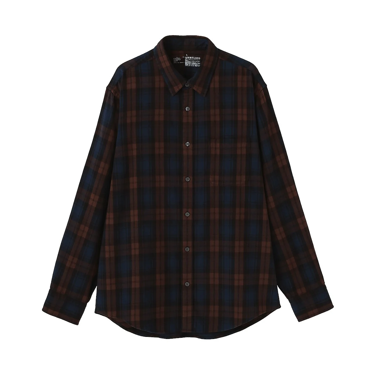 Double Brushed Flannel Long Sleeve Shirt - Image 43