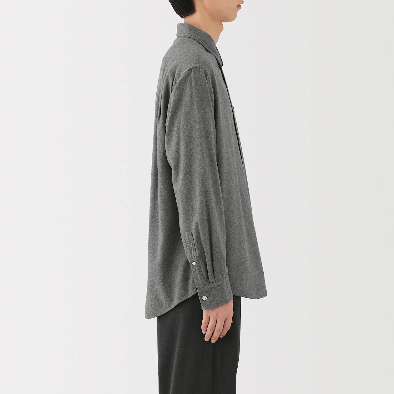 Double Brushed Flannel Long Sleeve Shirt - Image 57