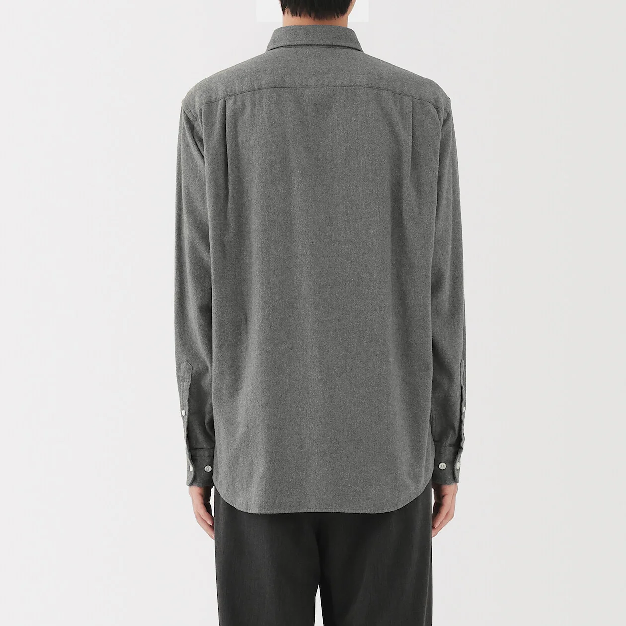 Double Brushed Flannel Long Sleeve Shirt - Image 58