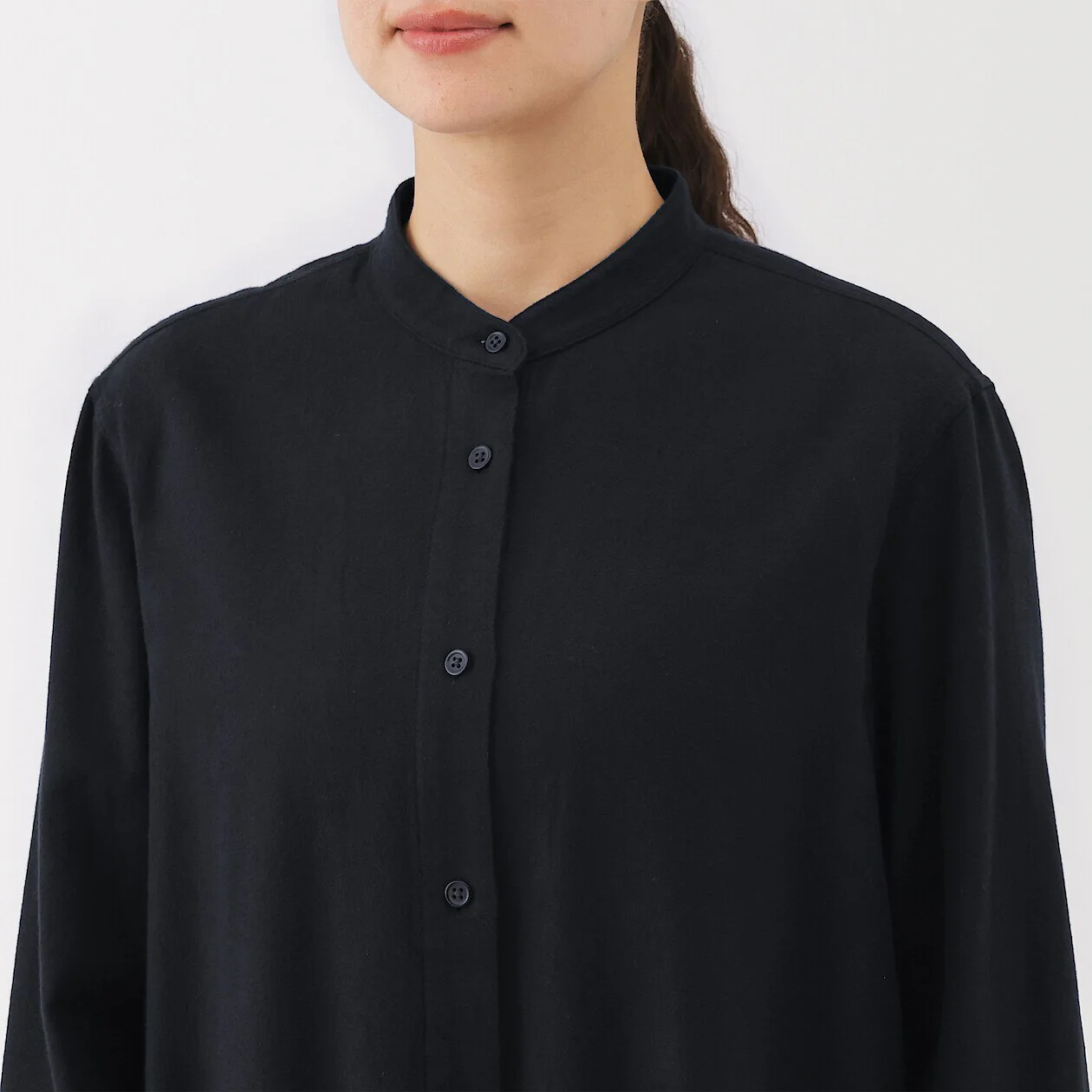 Double Brushed Flannel Long-Sleeve Dress - Image 13