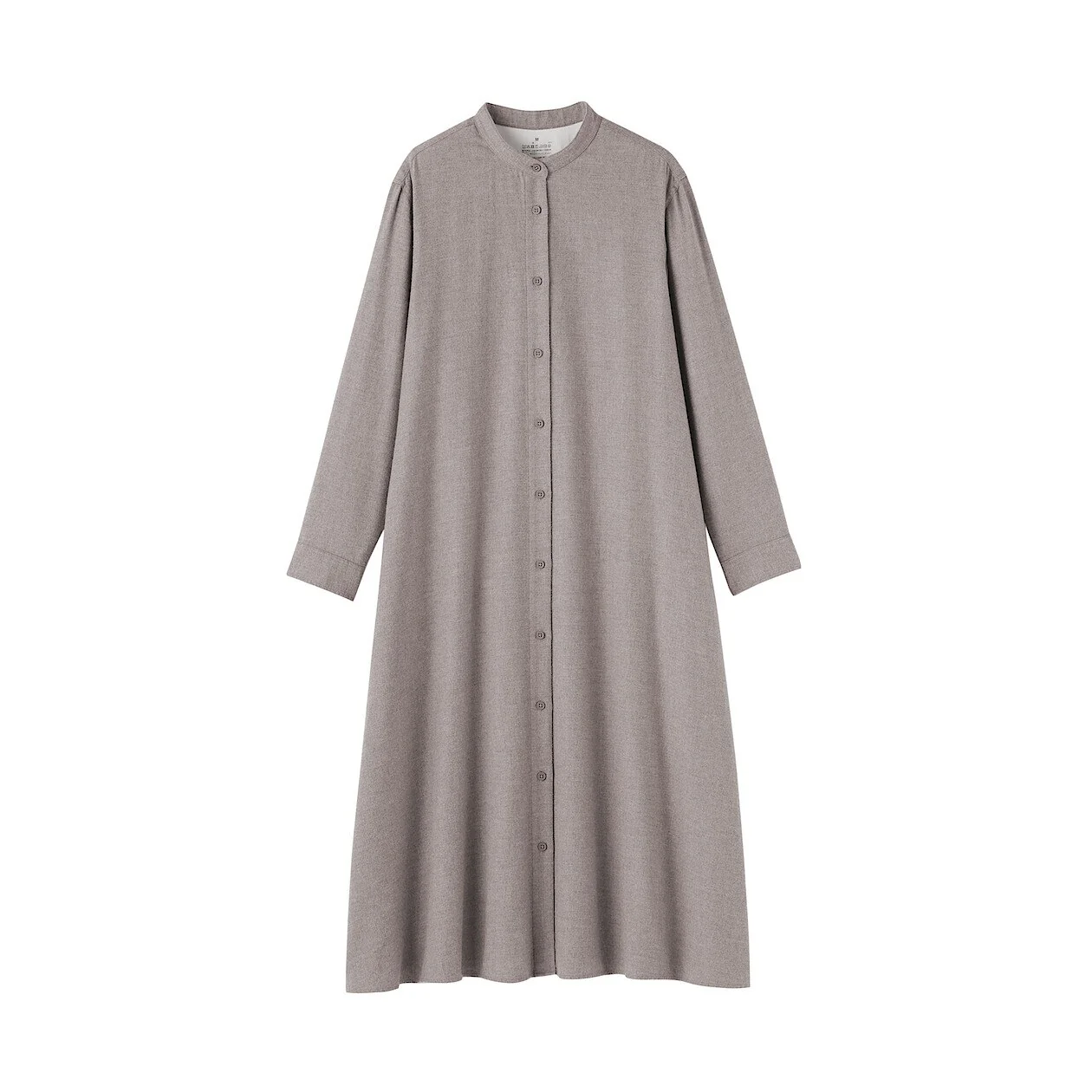 Double Brushed Flannel Long-Sleeve Dress - Image 7