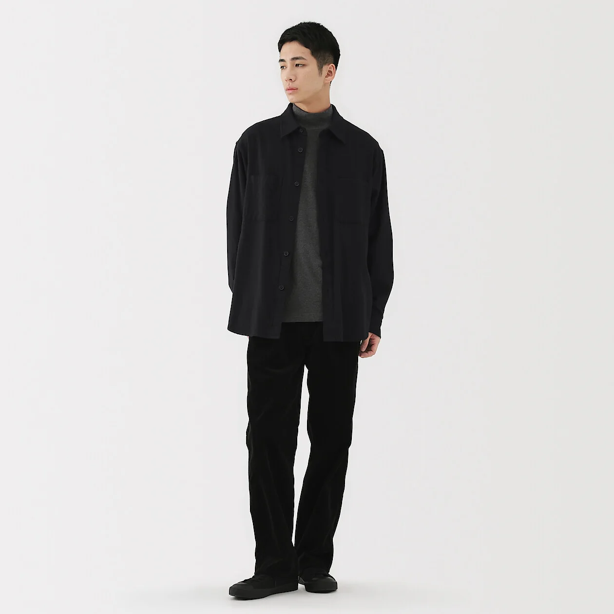 Double Brushed Flannel Shirt Jacket - Image 10