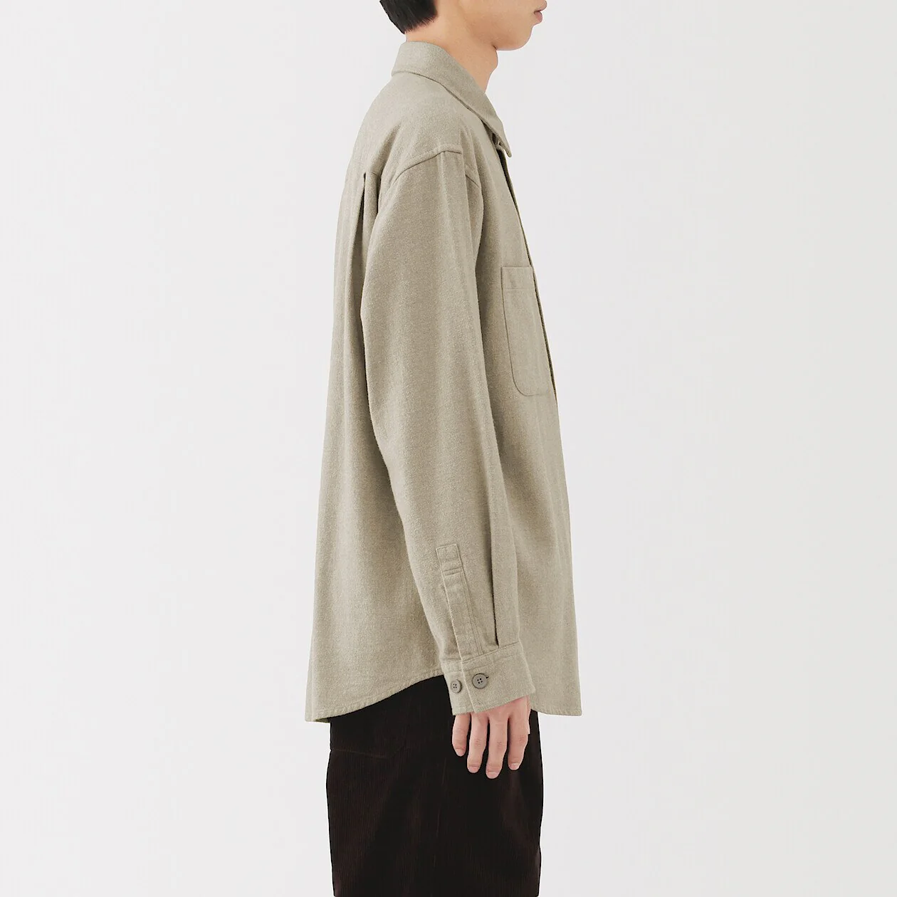 Double Brushed Flannel Shirt Jacket - Image 15