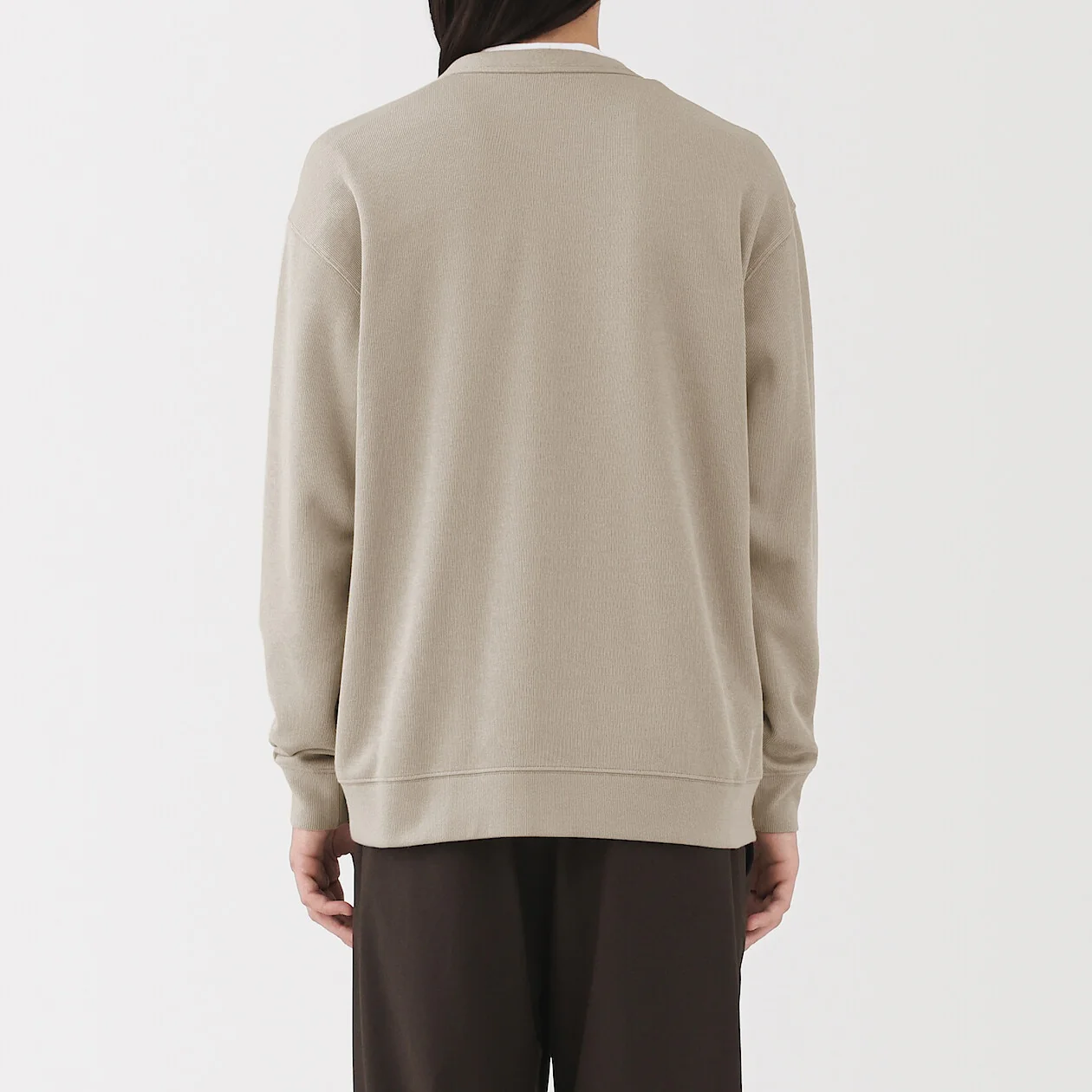 Double Knitted V-Neck Cardigan - Image 5