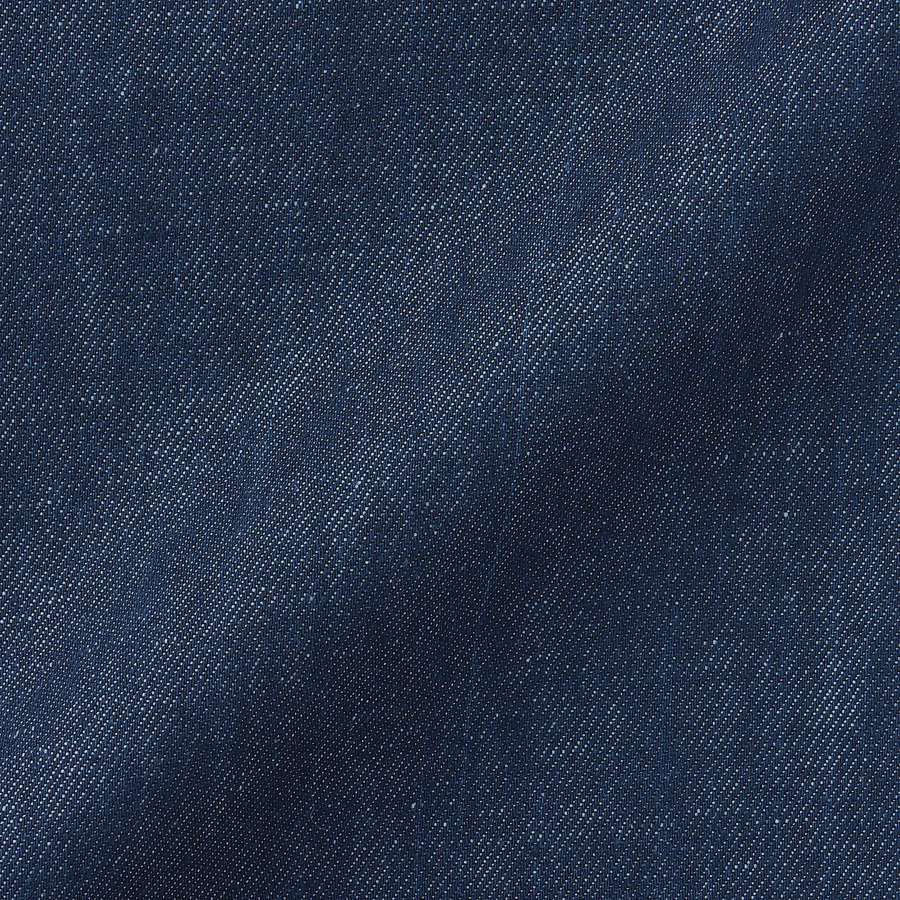 Hemp Blend Denim Darted Straight Pants - Image 9