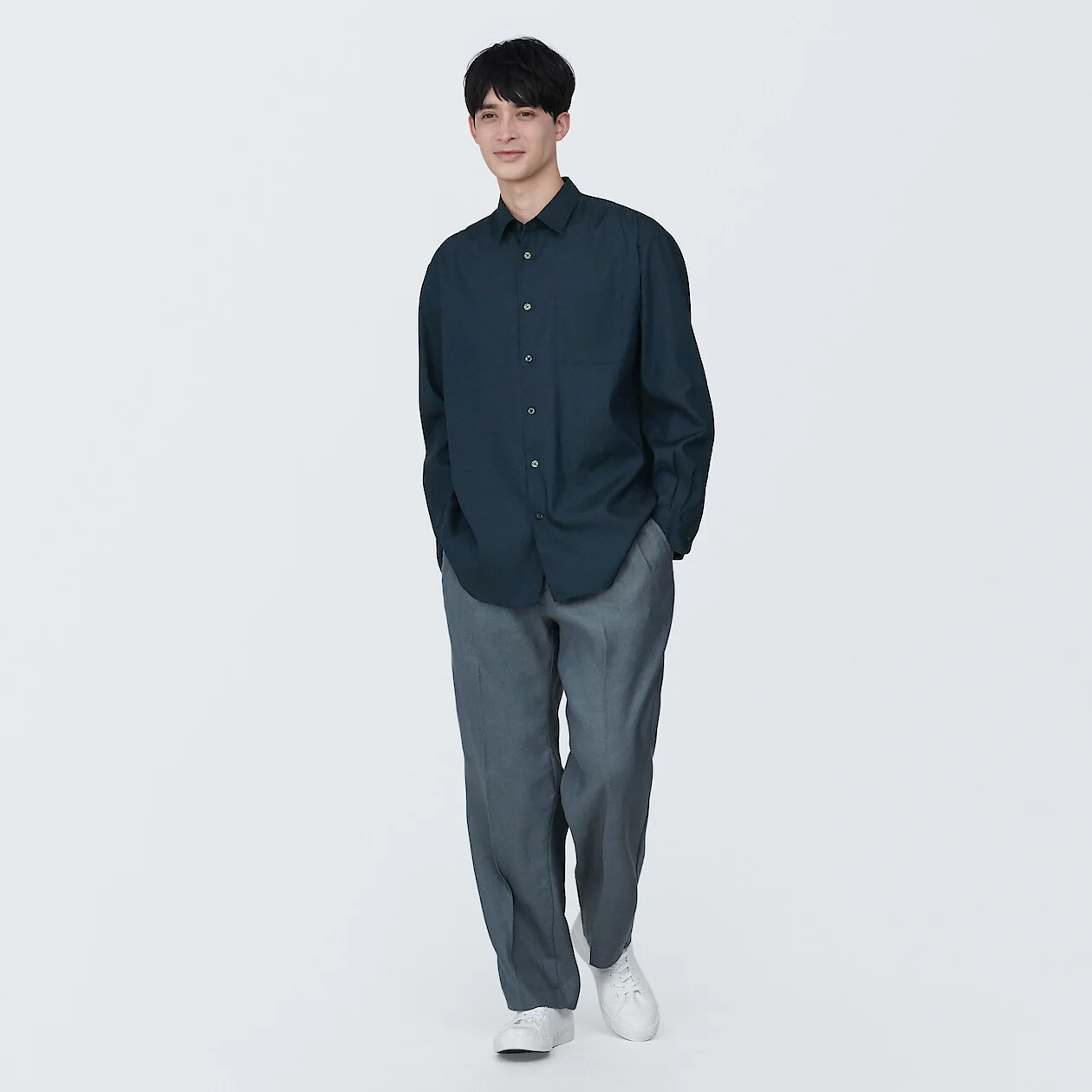 Hemp Blend Long Sleeve Shirt - Image 34