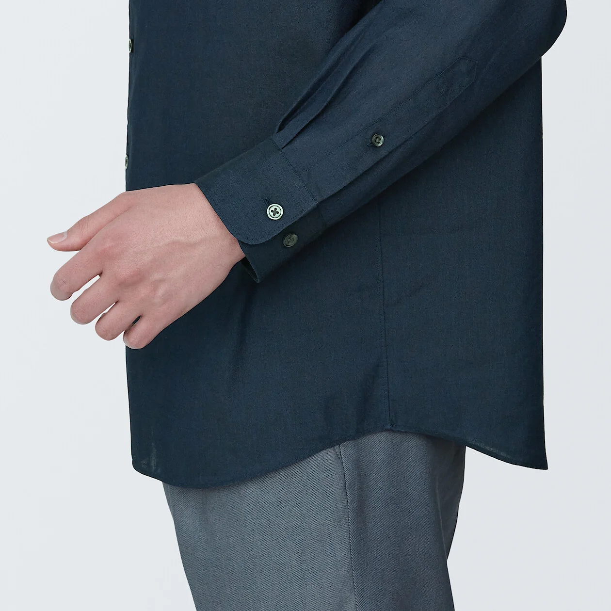 Hemp Blend Long Sleeve Shirt - Image 38