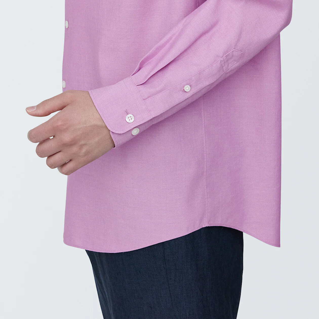 Hemp Blend Long Sleeve Shirt - Image 46