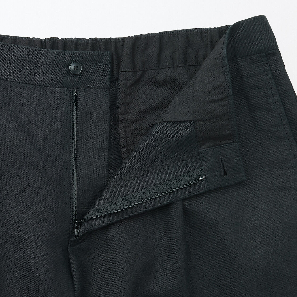 Hemp Blend Twill Darted Straight Pants - Image 16