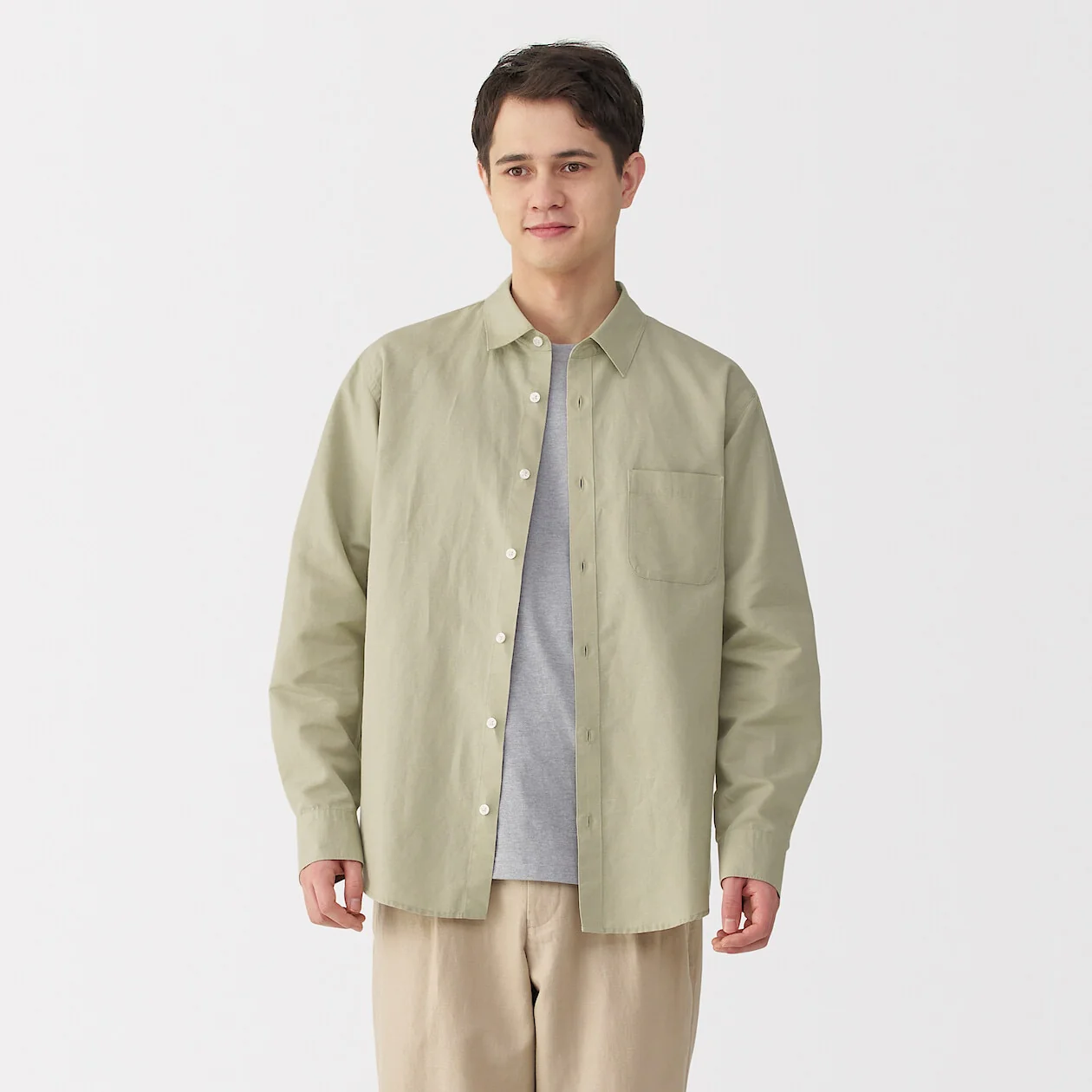 Hemp Cotton Long Sleeve Shirt - Image 25