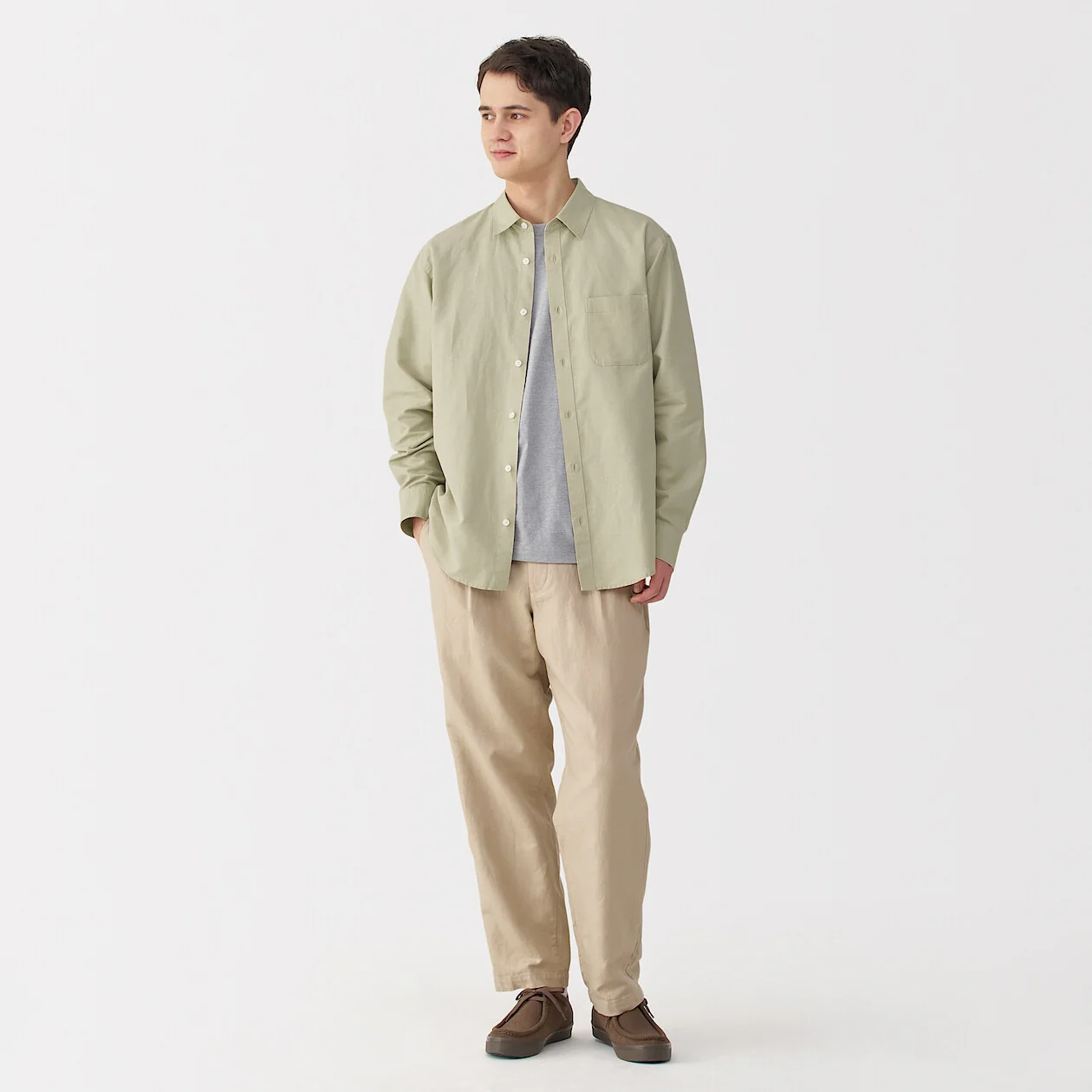 Hemp Cotton Long Sleeve Shirt - Image 26