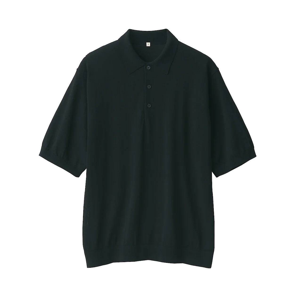 MUJI Labo High Gauge Knit Polo Shirt - Image 13