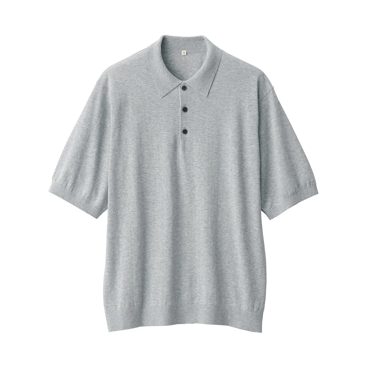 MUJI Labo High Gauge Knit Polo Shirt - Image 6