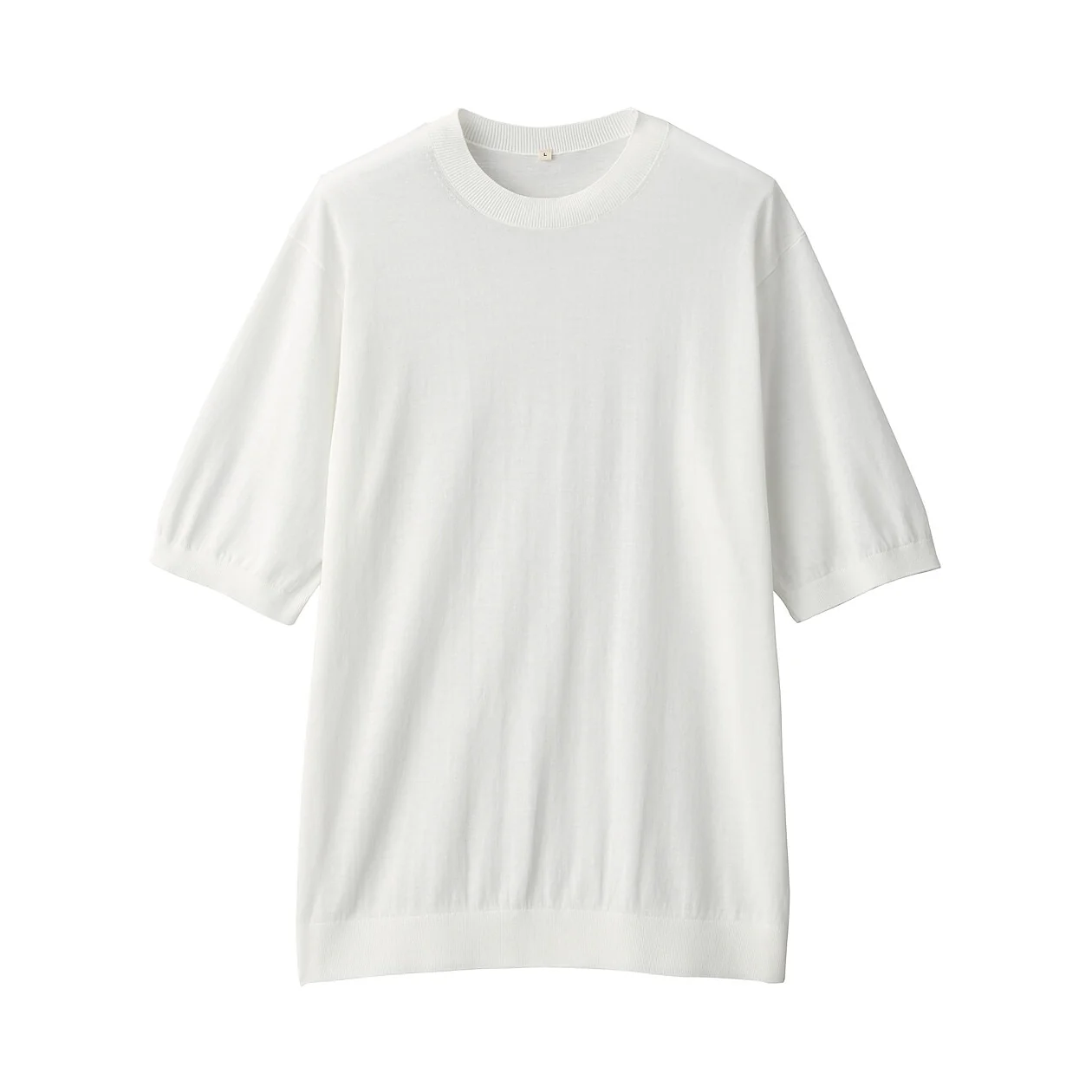 MUJI Labo High Gauge Knit Short Sleeve Shirt - Image 13