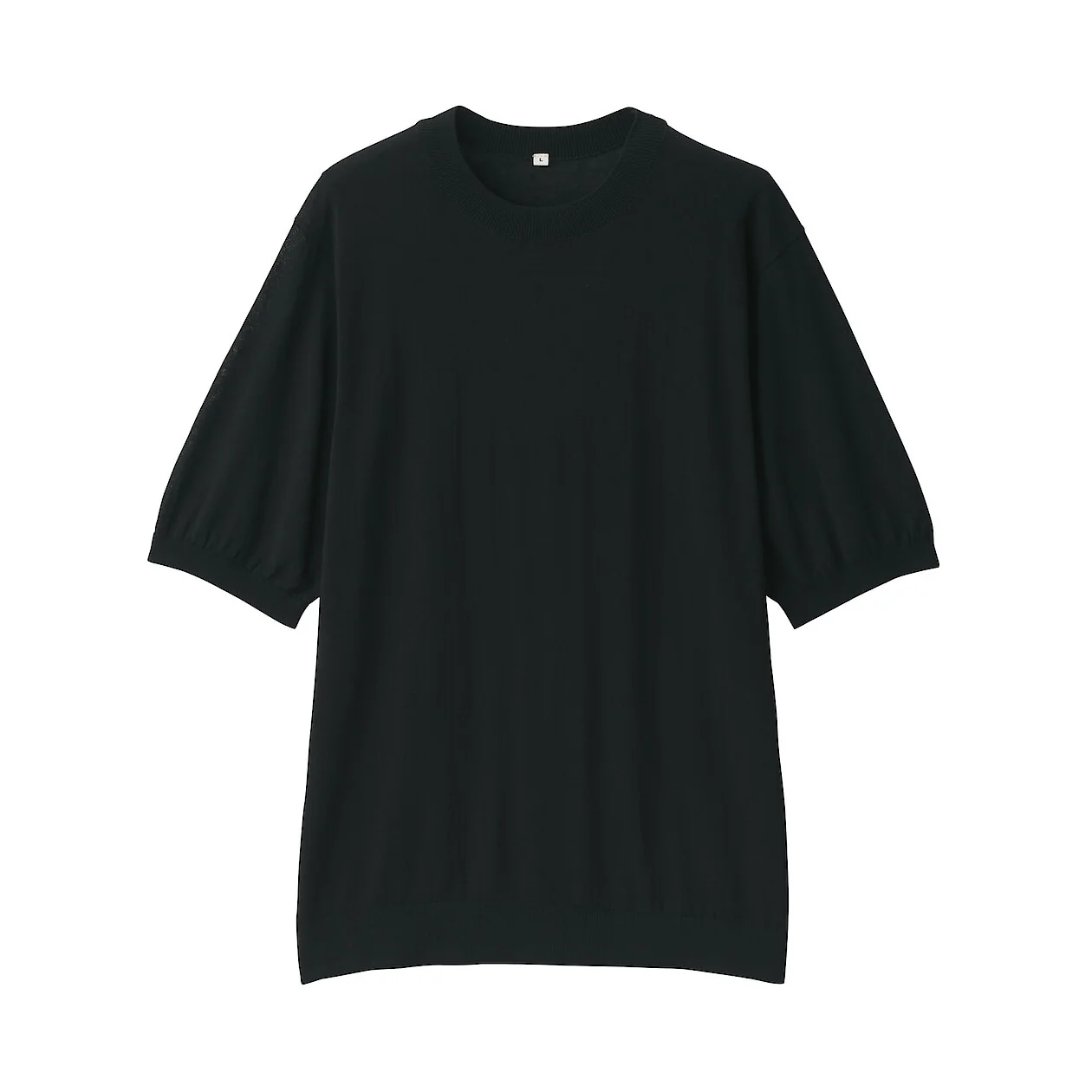 MUJI Labo High Gauge Knit Short Sleeve Shirt - Image 27