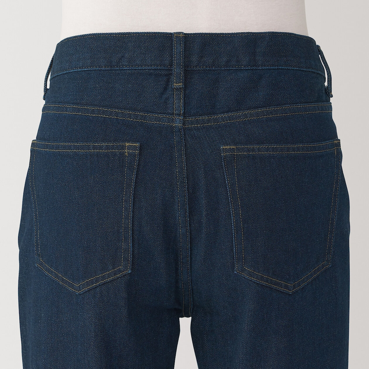 Kapok Blend Denim Straight Pants - Image 15