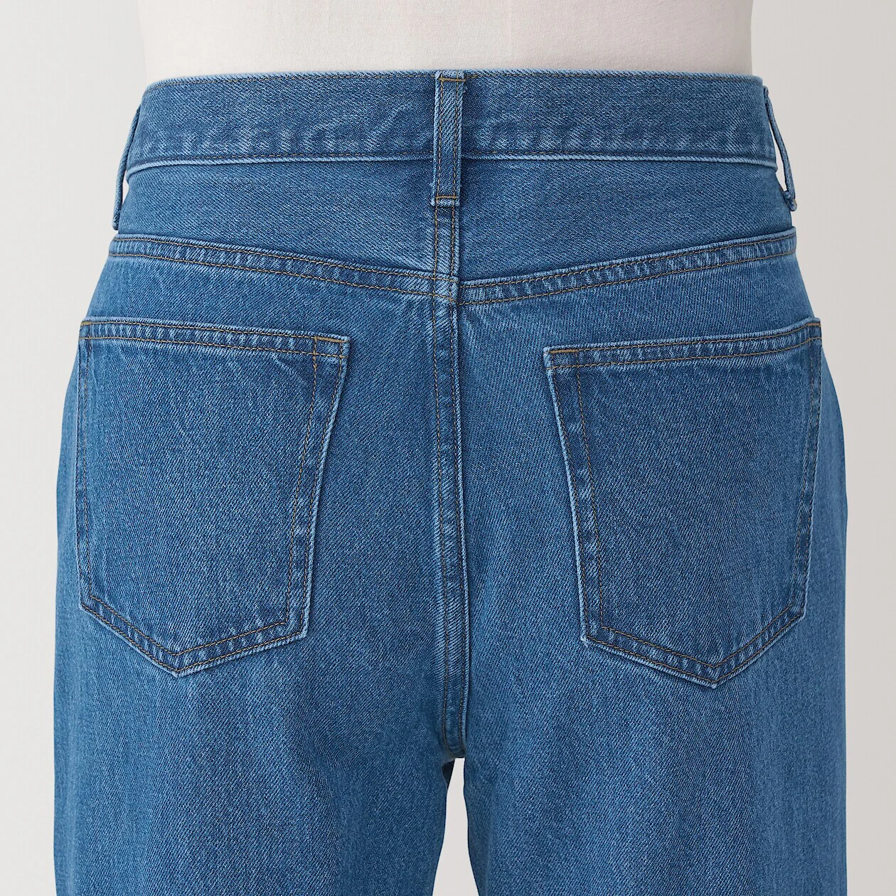 Kapok Blend Denim Straight Pants - Image 6