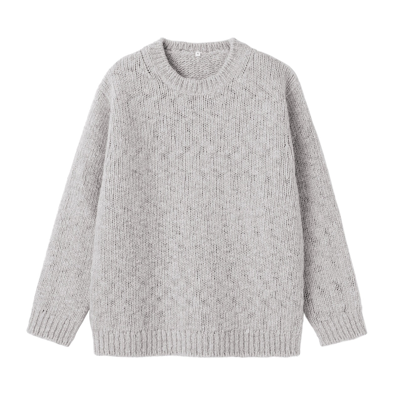 Merino Wool Low-Gauge Crewneck Sweater - Image 6
