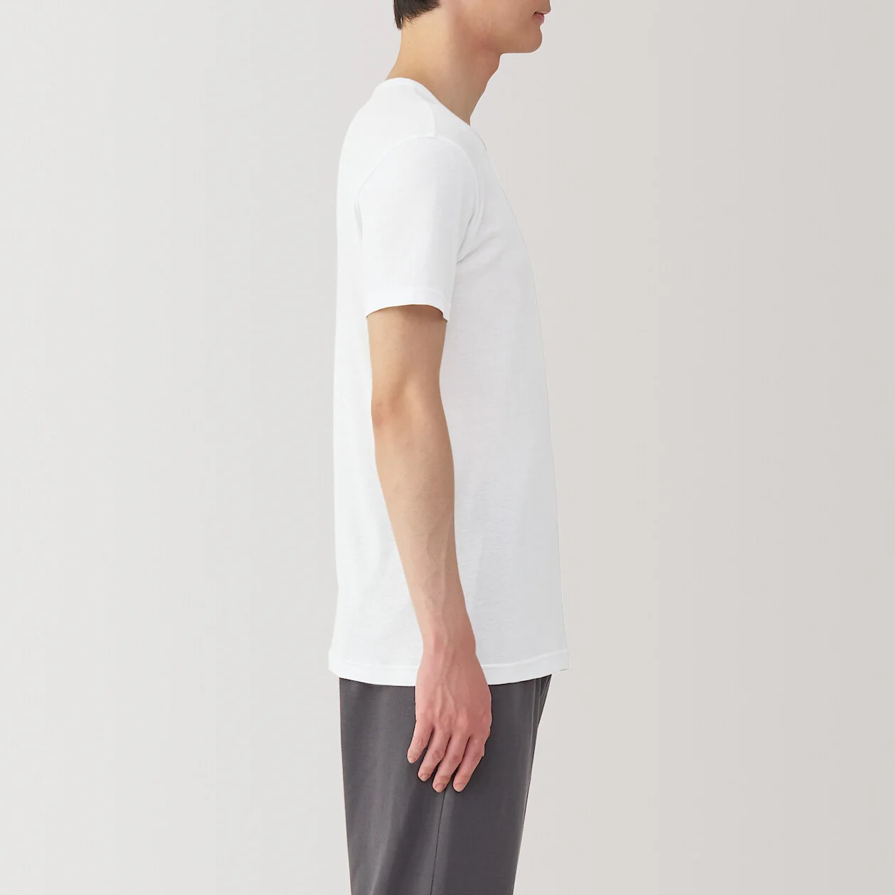 Moisture Wicking Cotton Crewneck Short Sleeve T-Shirt - Image 3