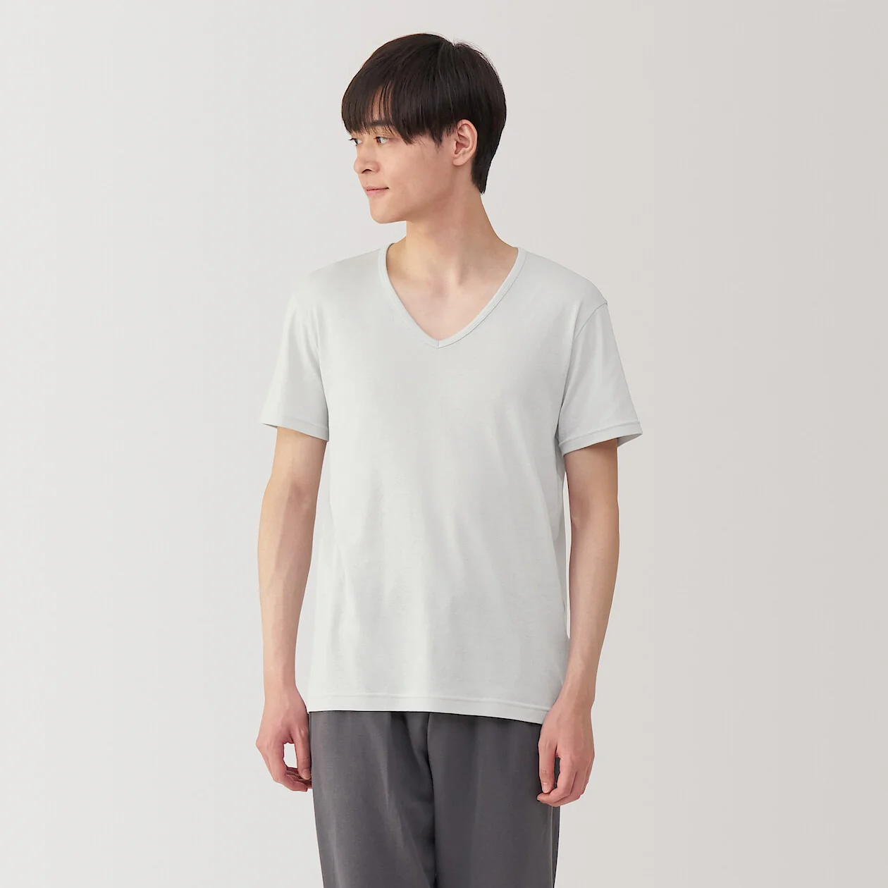 Moisture Wicking Cotton V-Neck Short Sleeve T-Shirt - Image 15