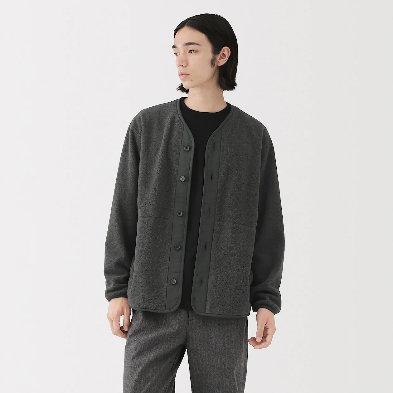 Recycled Fleece Cardigan - Image 11