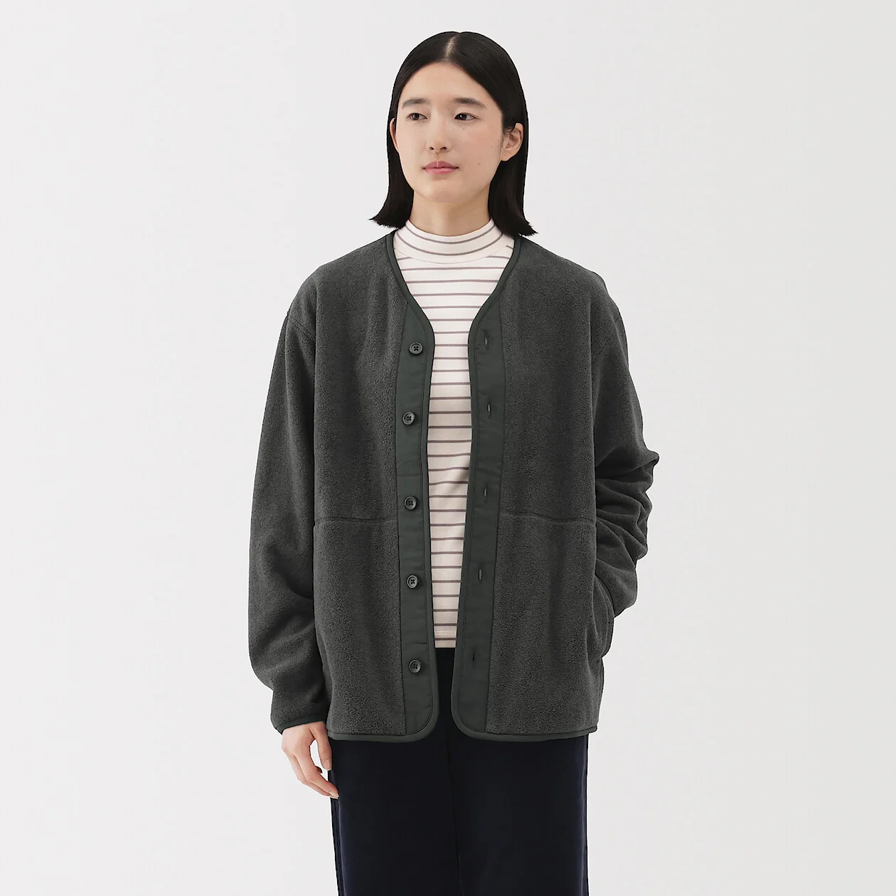 Recycled Fleece Cardigan - Image 12
