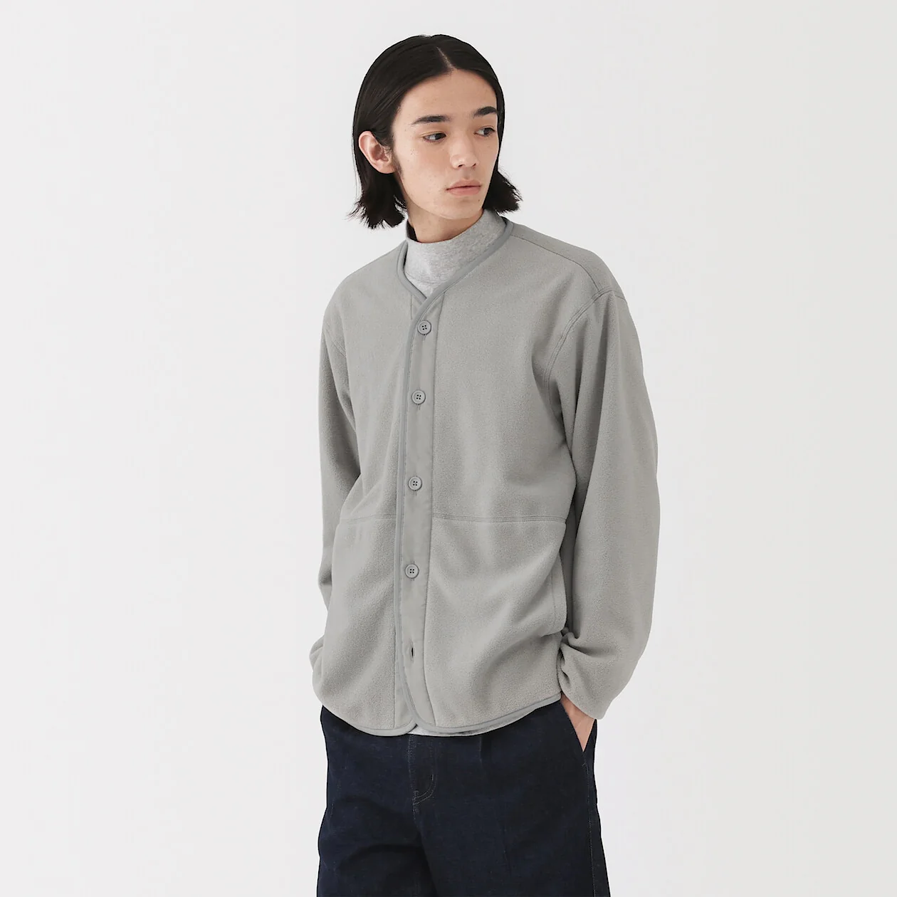 Recycled Fleece Cardigan - Image 6