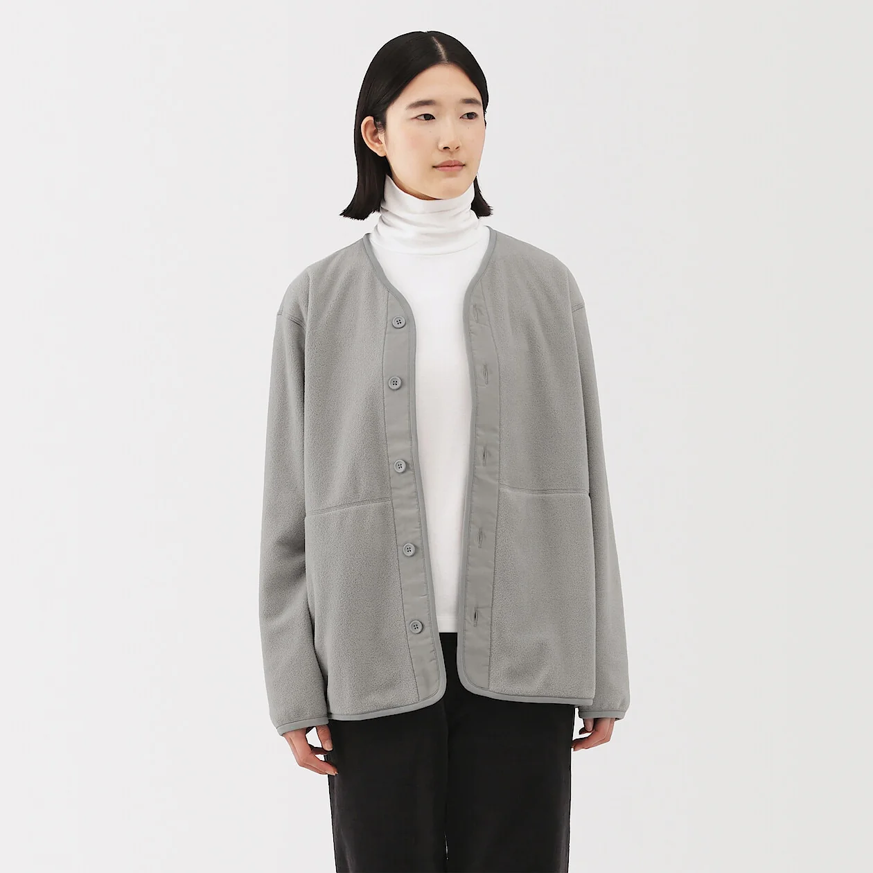 Recycled Fleece Cardigan - Image 7