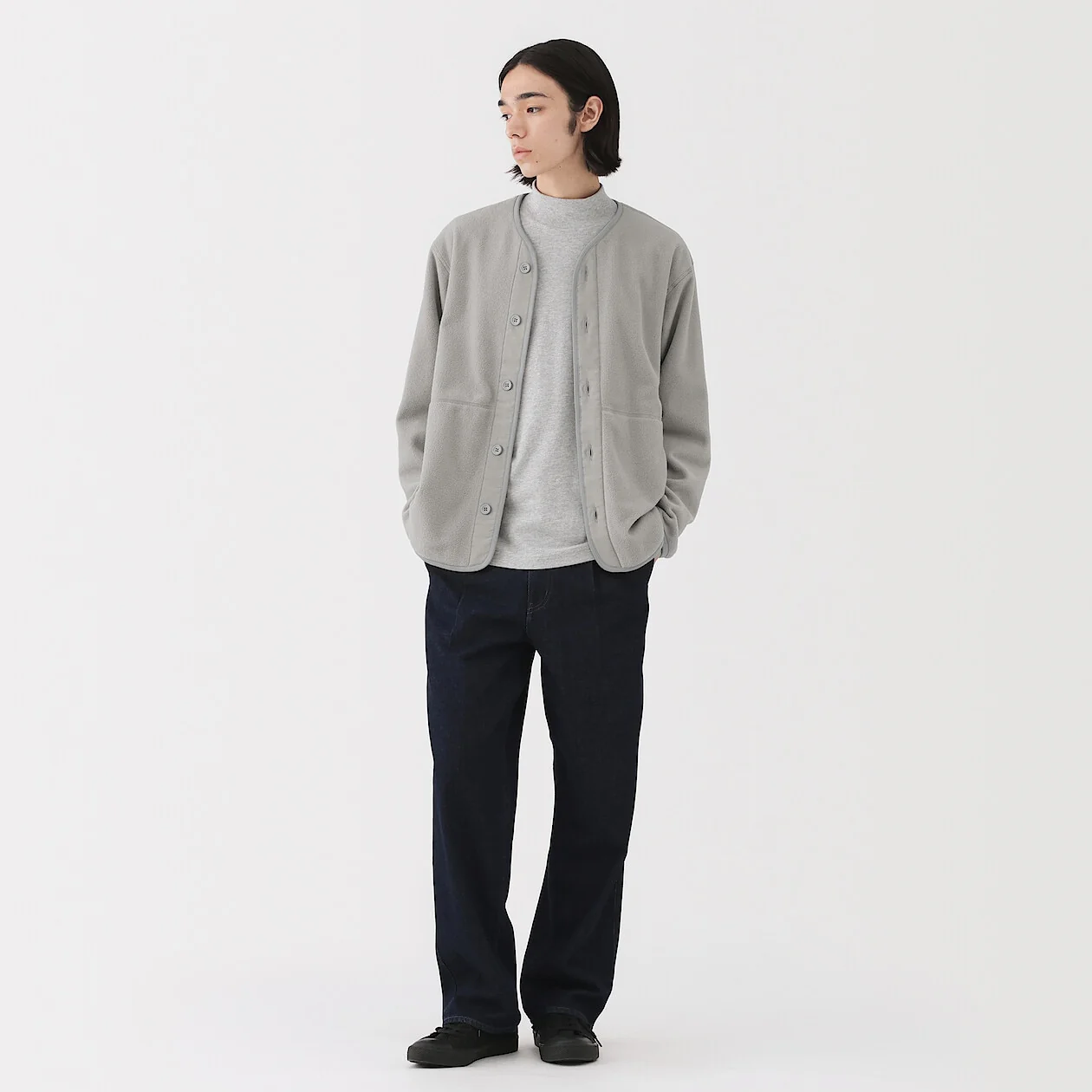 Recycled Fleece Cardigan - Image 8