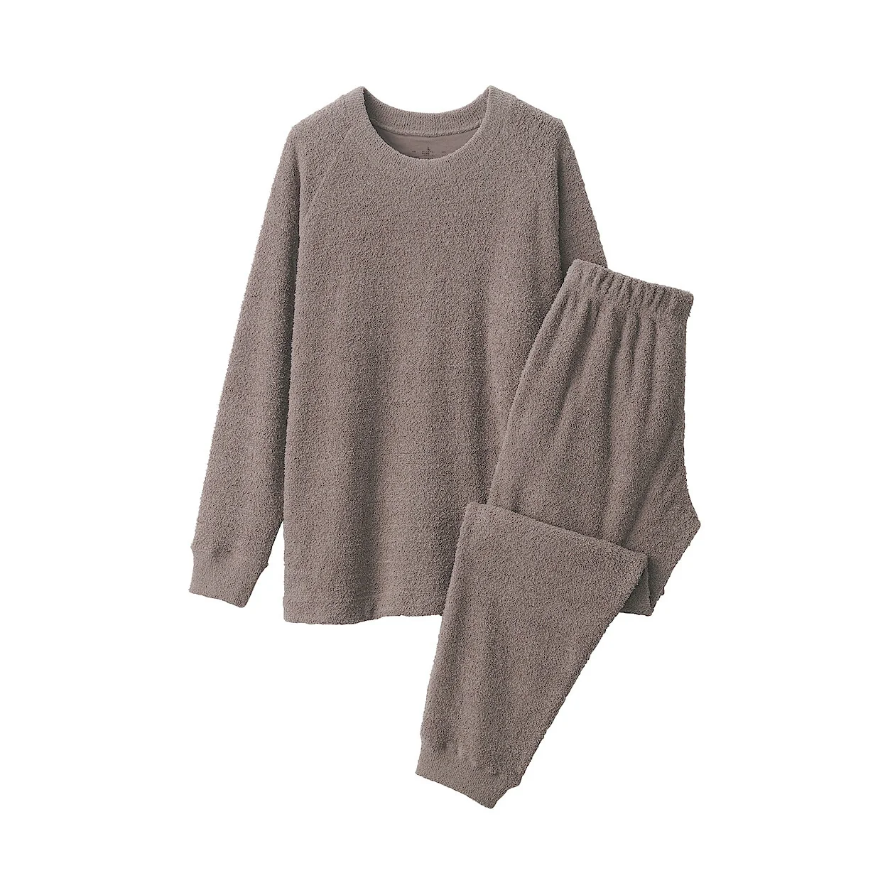 Smooth Knitted Fleece Long Sleeve Lounge Set - Image 35