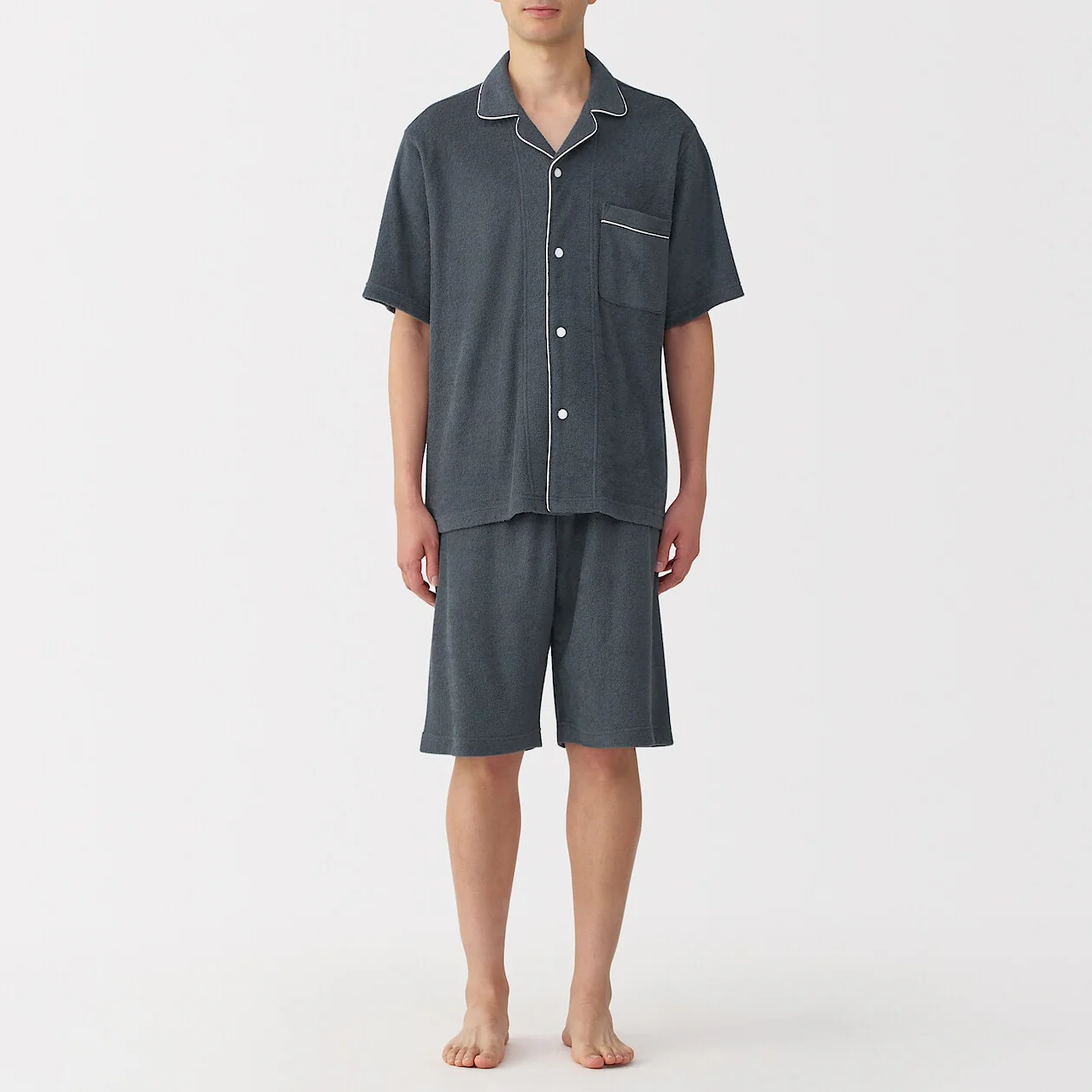 Terry Towelling Short Sleeve Pyjamas - Image 11