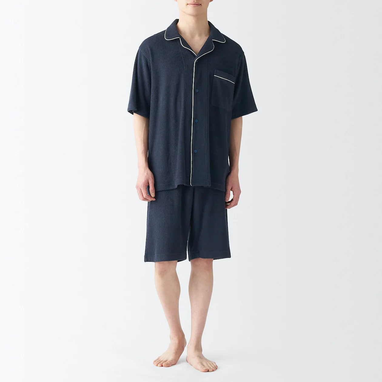 Terry Towelling Short Sleeve Pyjamas - Image 28