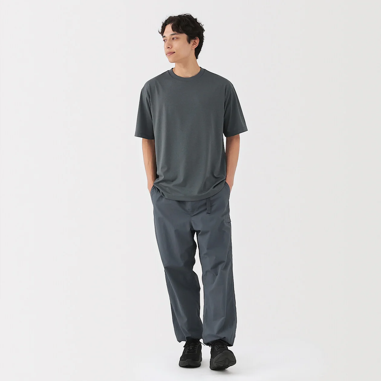 Quick Dry Crewneck Short Sleeve T-Shirt - Image 2