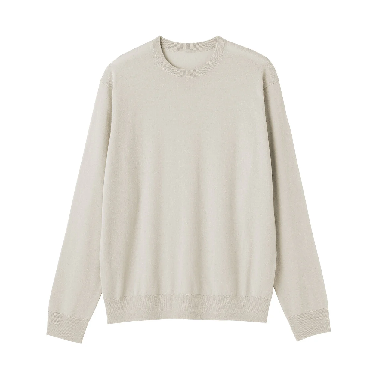 Washable Wool High-Gauge Crewneck Sweater - Image 13