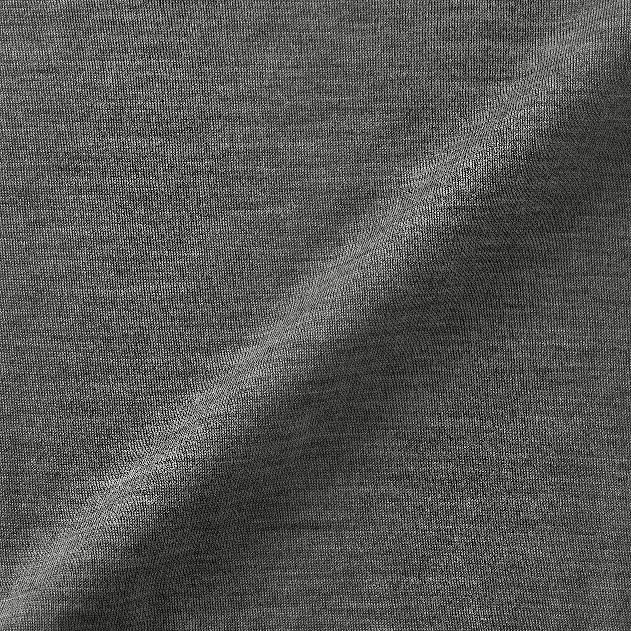 Washable Wool High-Gauge Long Sleeve Polo Shirt - Image 11