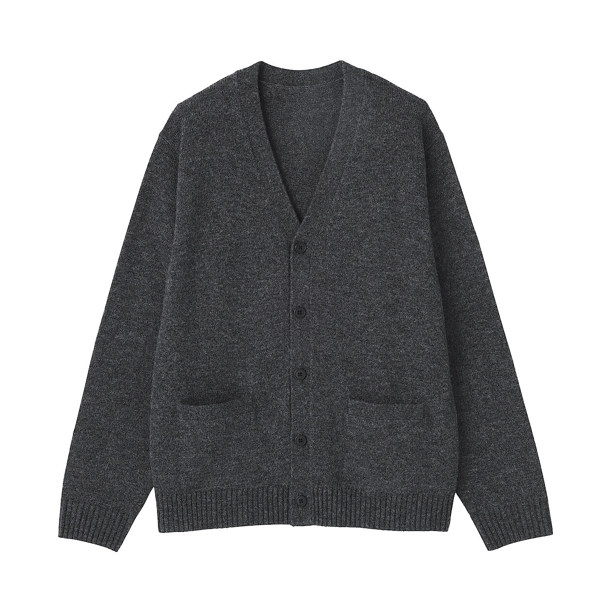 Washable Wool Mid Gauge V-Neck Cardigan - Image 7
