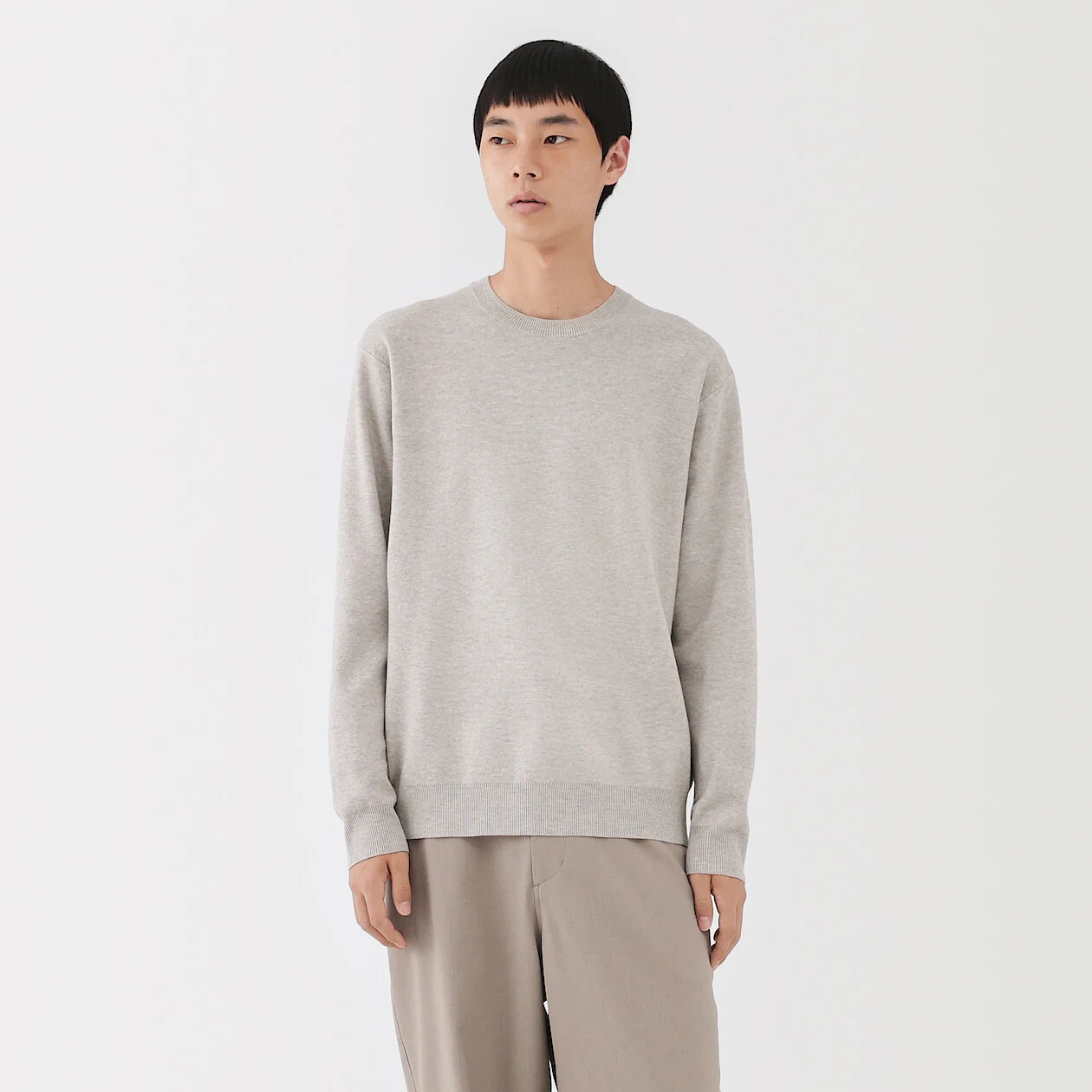 Washable Ribbed Milano Crewneck Sweater - Image 10